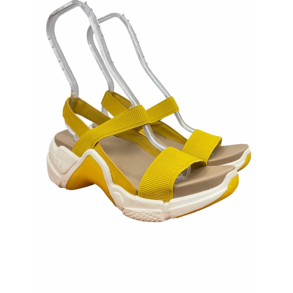 Mark Nason x Skechers Neo Block Catalina Sandal SZ 9.5 Women's Yellow Platform
